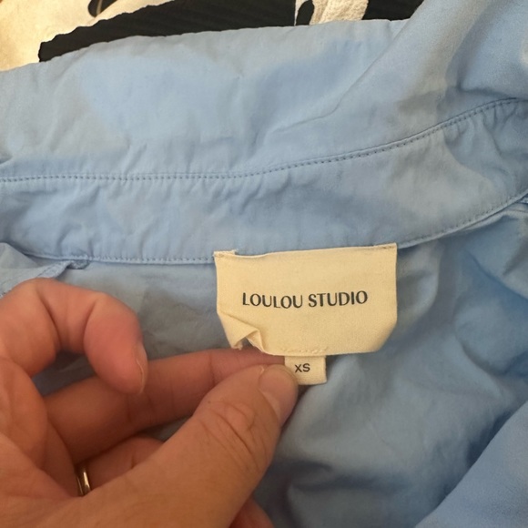 LOULOU STUDIO alnon button down blouse - Picture 5 of 6